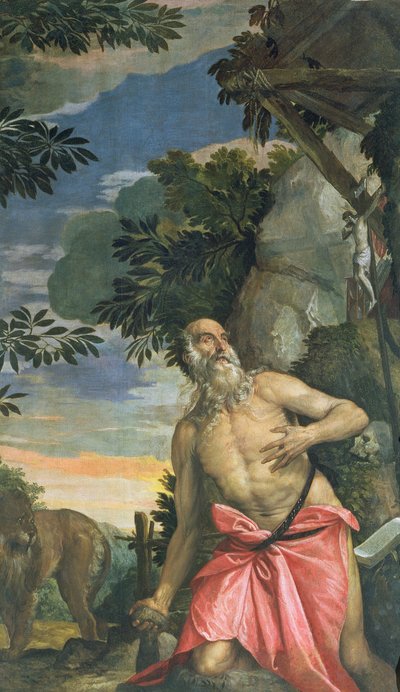 Der heilige Hieronymus in der Buße von Paolo Veronese